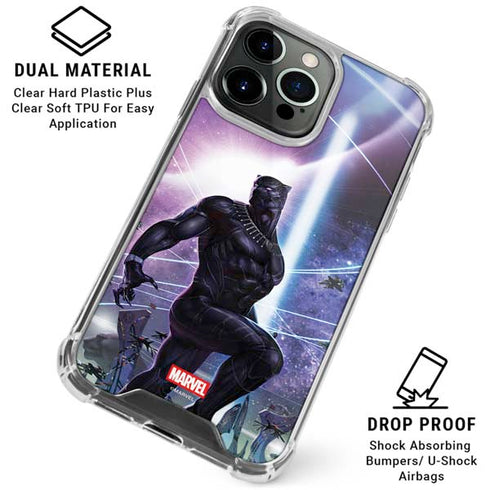 Marvel Black Panther Intergalactic Empire of Wakanda iPhone 15 Pro Max Clear Case